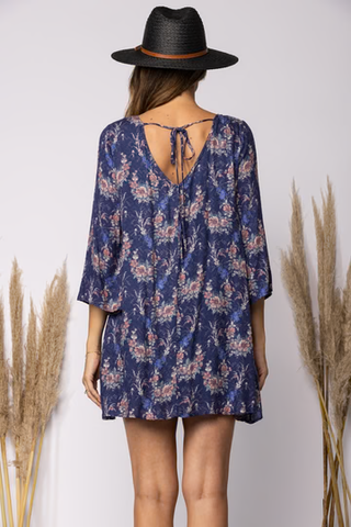 MINI FLORAL PRINT SWING DRESS-D35263