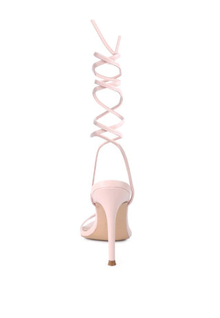SPHYNX HIGH HEEL LACE UP SANDALS - OB Fashions