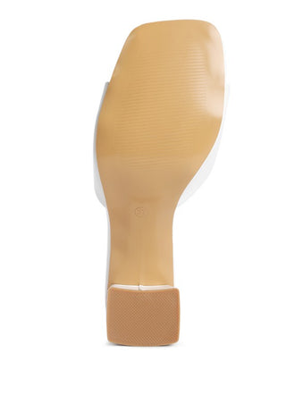 Naflah Rhinestone Embellished Slip On Sandals - OB Fashions