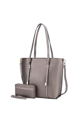 MKF Collection Emery Tote Bag with Wallet by Mia K - OB Fashions
