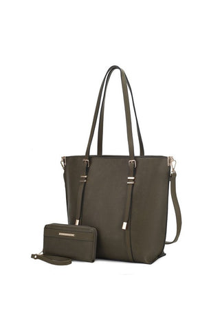 MKF Collection Emery Tote Bag with Wallet by Mia K - OB Fashions