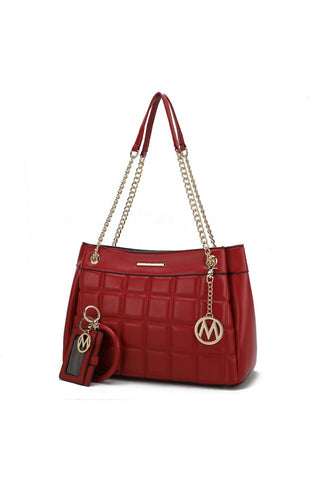 MKF Collection Mabel Quilted Shoulder Bag by Mia K - OB Fashions