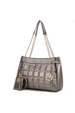 MKF Collection Mabel Quilted Shoulder Bag by Mia K - OB Fashions