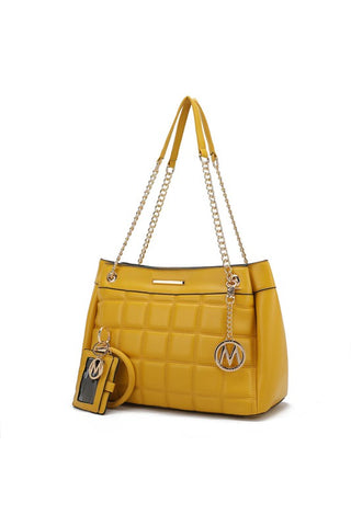 MKF Collection Mabel Quilted Shoulder Bag by Mia K - OB Fashions