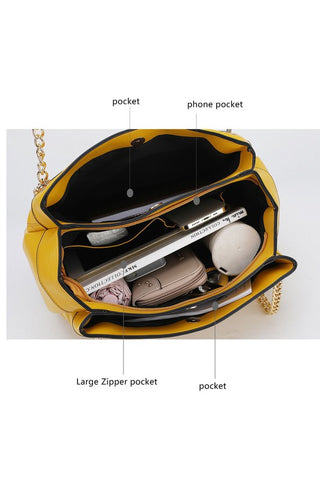 MKF Collection Mabel Quilted Shoulder Bag by Mia K - OB Fashions