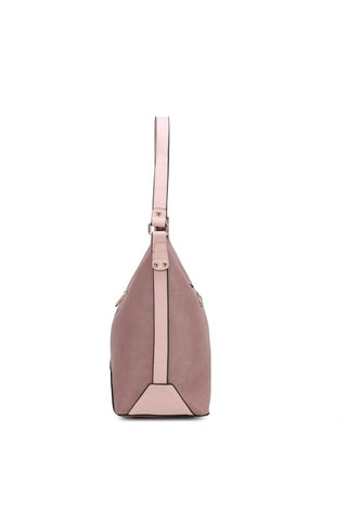 MKF Collection Graciela Color-Block Hobo by Mia k - OB Fashions