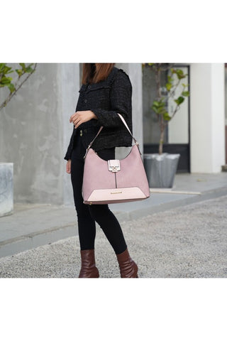 MKF Collection Graciela Color-Block Hobo by Mia k - OB Fashions
