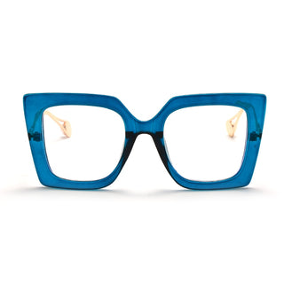 Vintage Glasses Women Men Square Clear Glasses Optical Eyeglasses Frame Transparent Lens Spectacle Frame NOT Anti Blue Light - OB Fashions